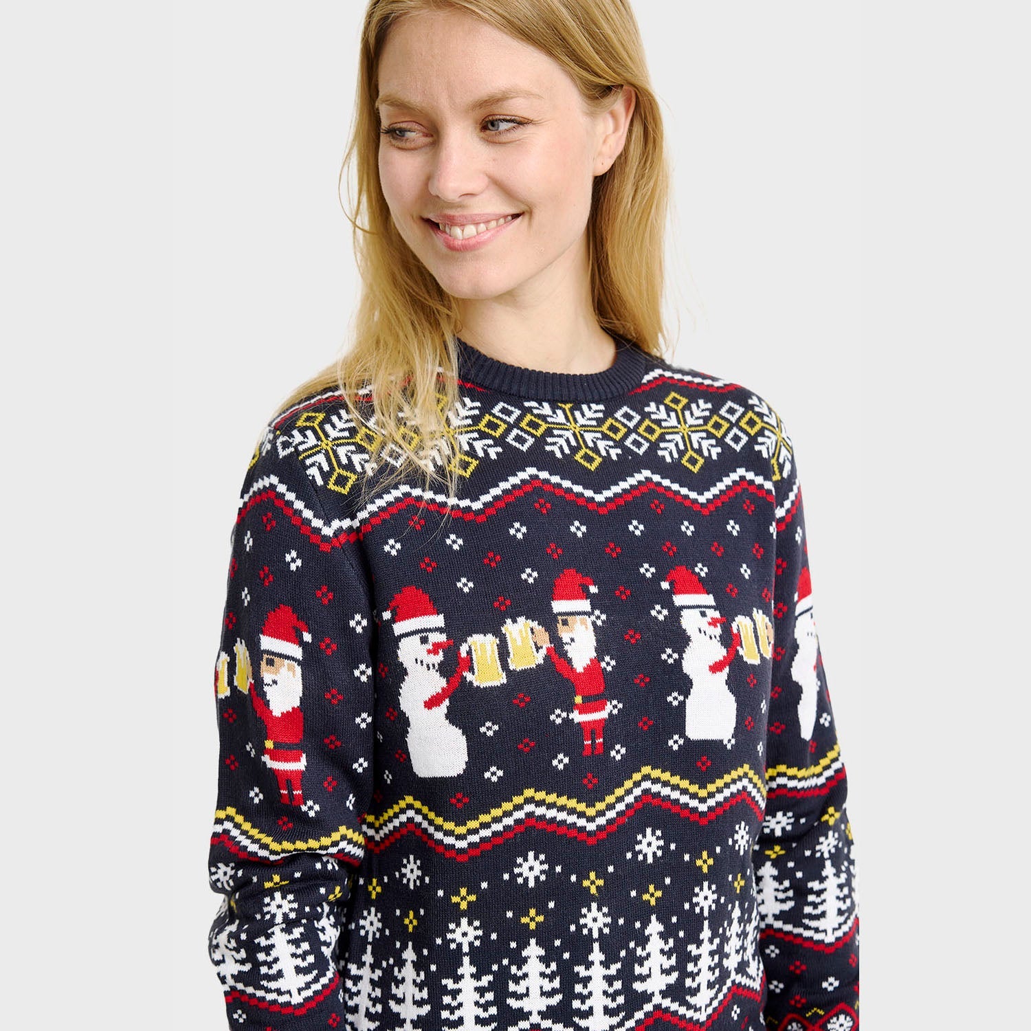 Cheers Santa Christmas Sweater β Women